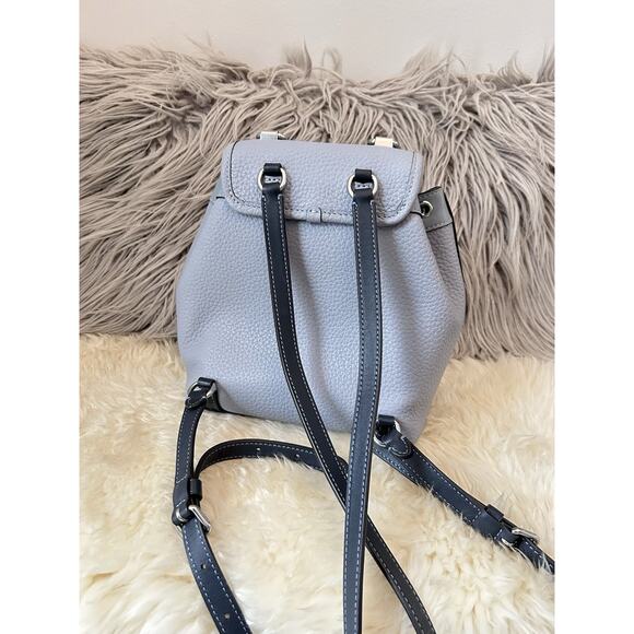 Coach Riya Backpack 21 In Colorblock Blue - Picture 3 of 7